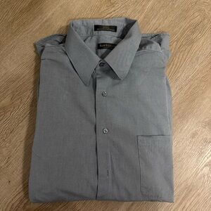 Van Heusen Men's Gray Shirt 100% cotton